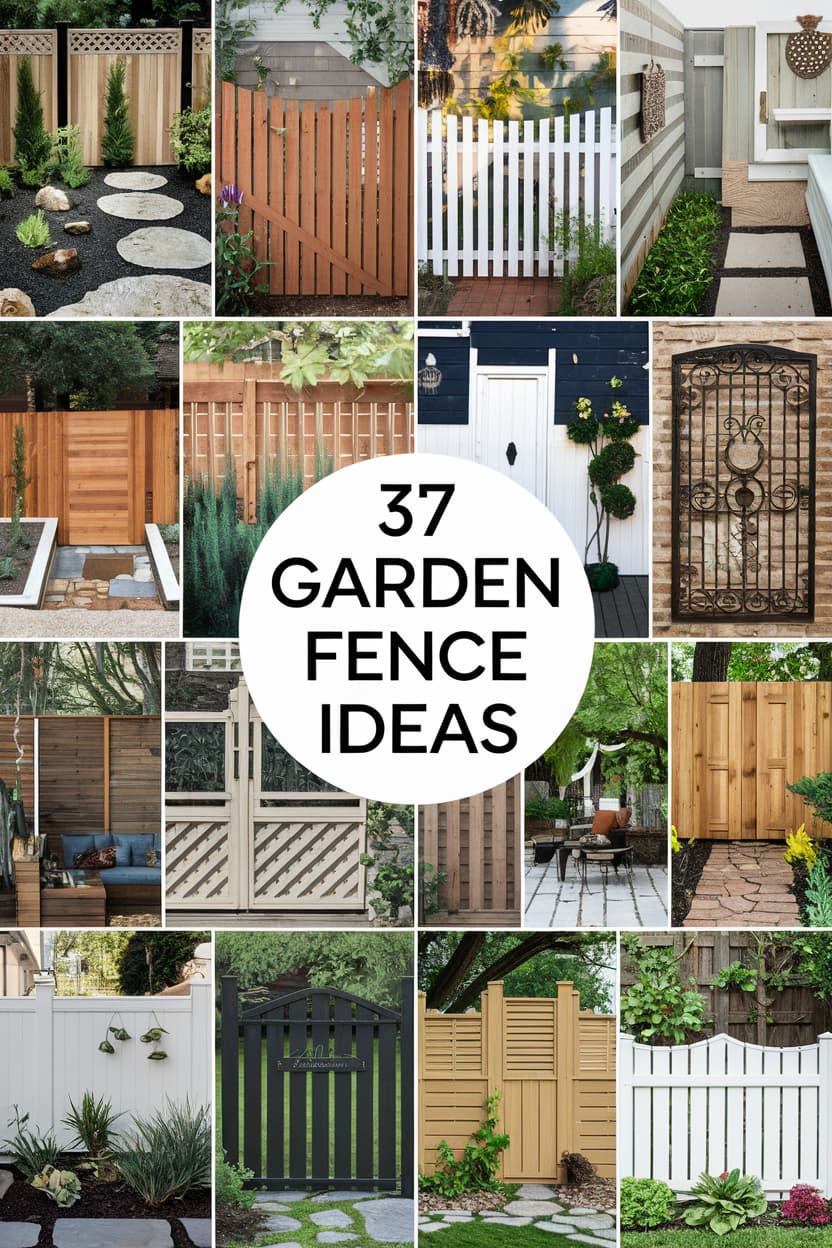 Garden Fence Ideas Pin